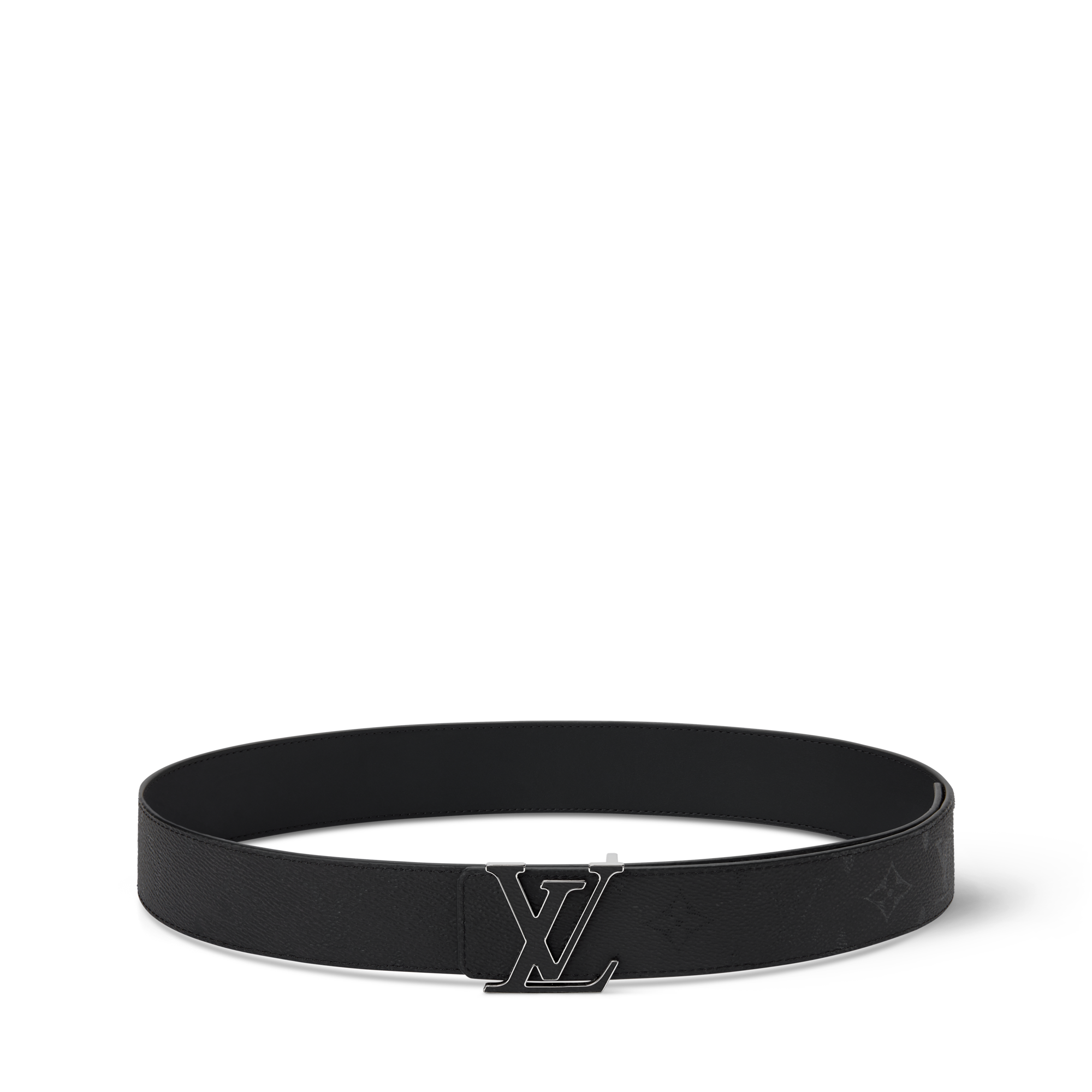 ベルト・LV イニシャル モノグラム リフレクティブ 40MM リバーシブル